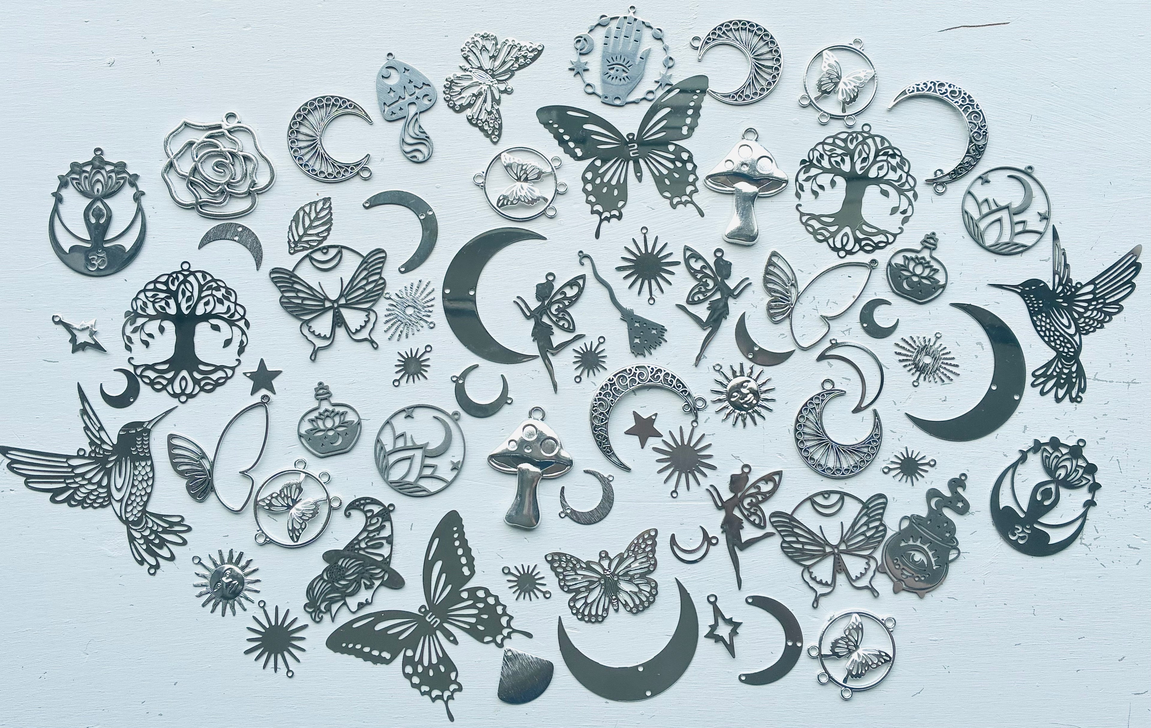 Silver Suncatcher Pendants