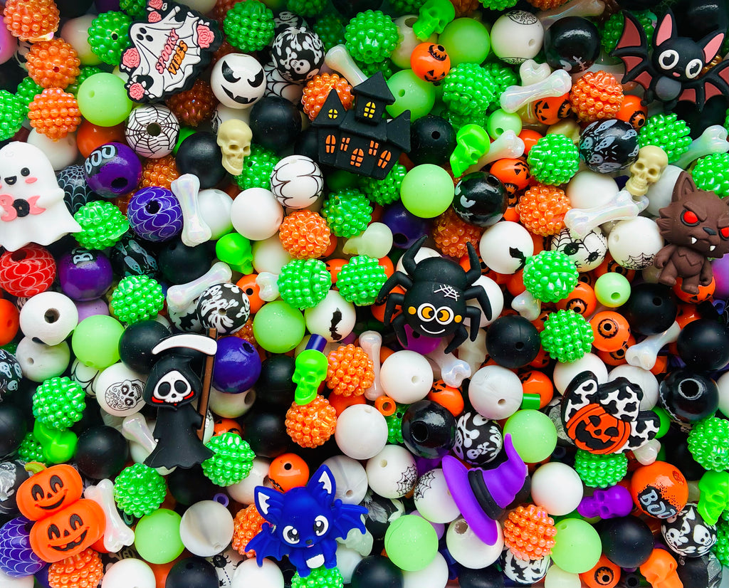 Tricks & Treats Halloween Silicone Bead Mix