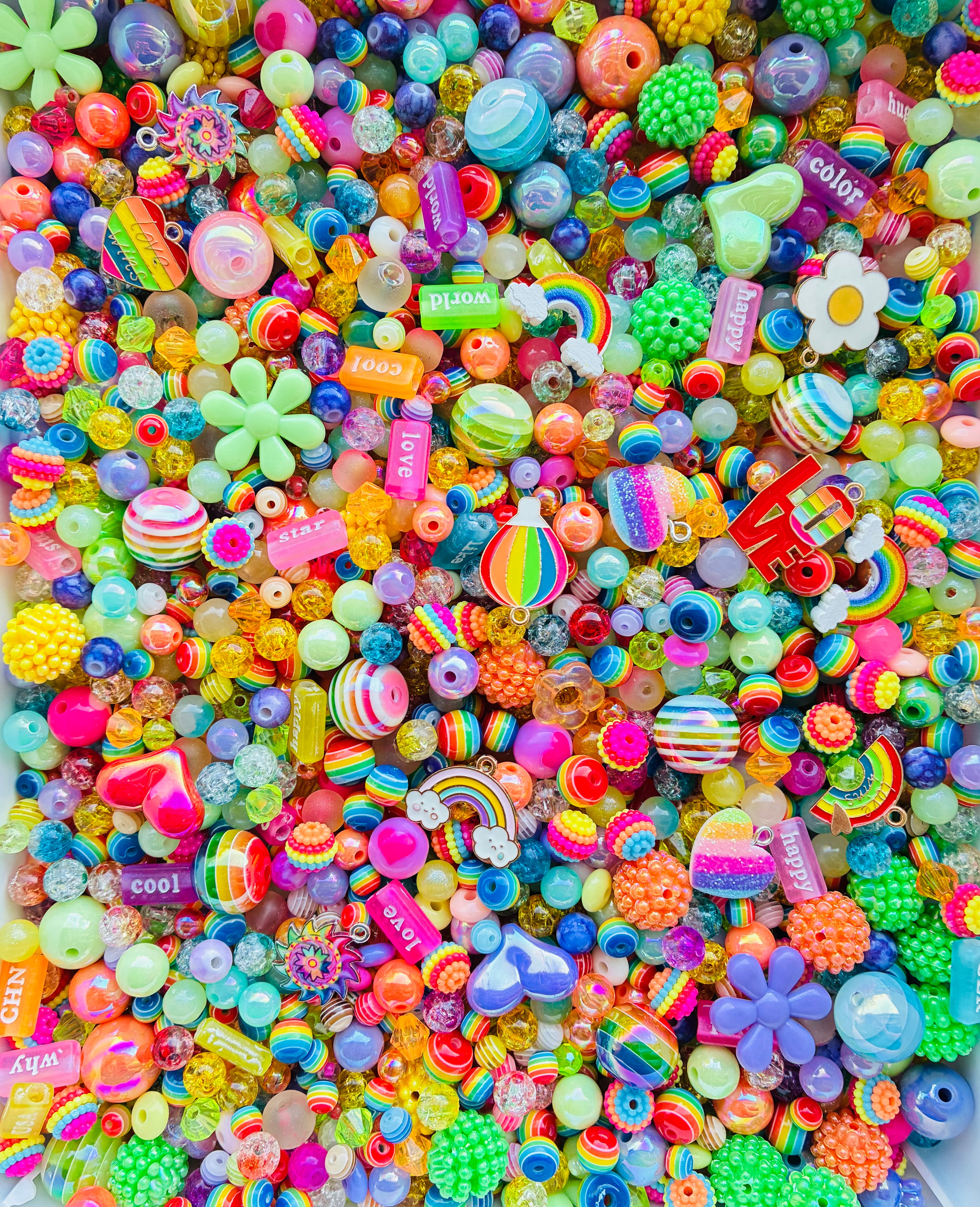 Rainbow Burst Bead Mix