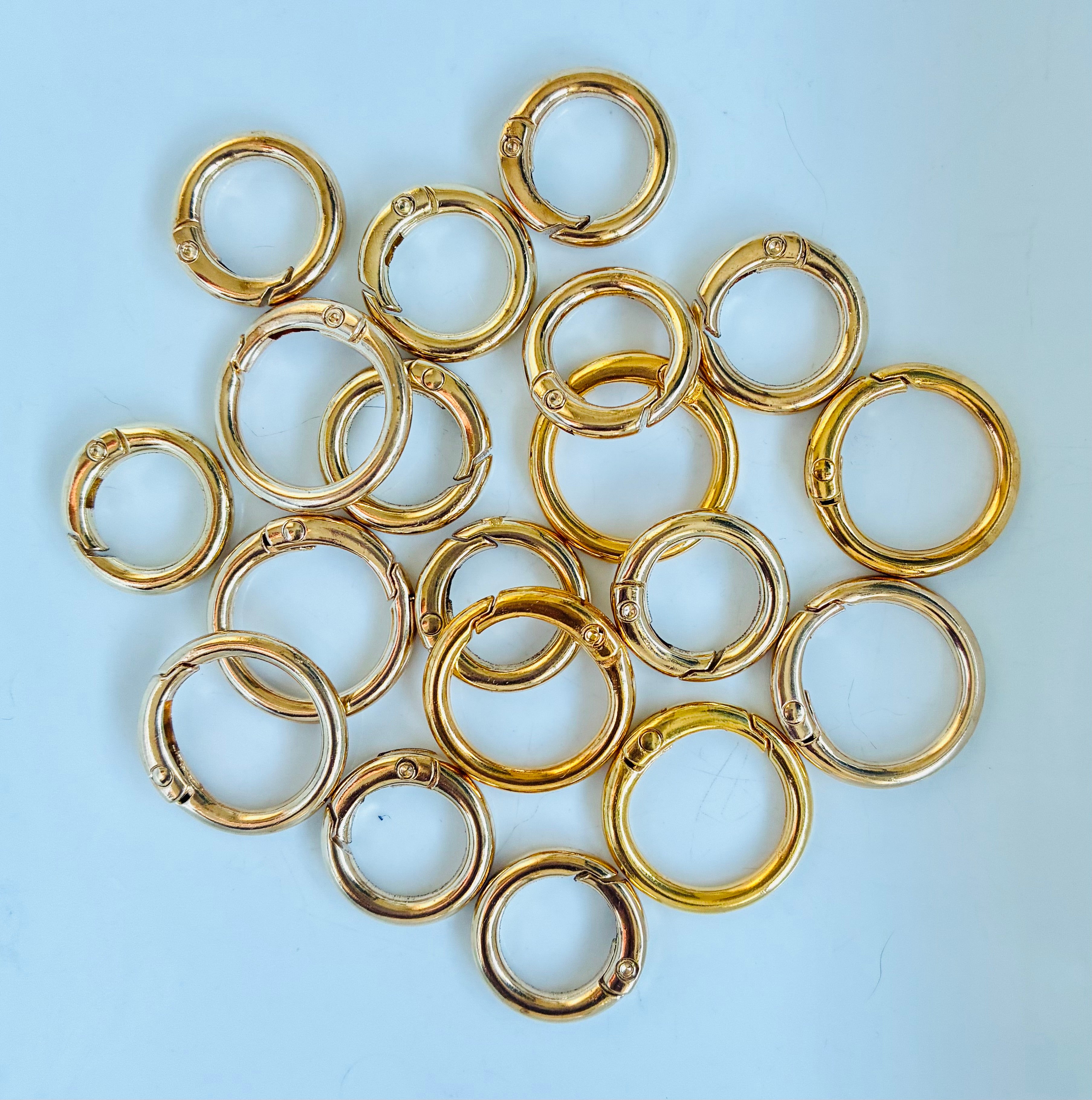 Gold Metal Keychain Clasp