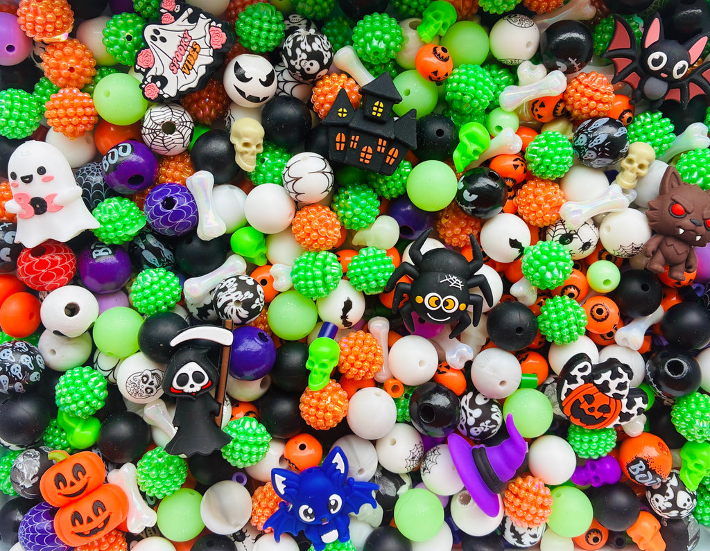 Tricks & Treats Halloween Silicone Bead Mix