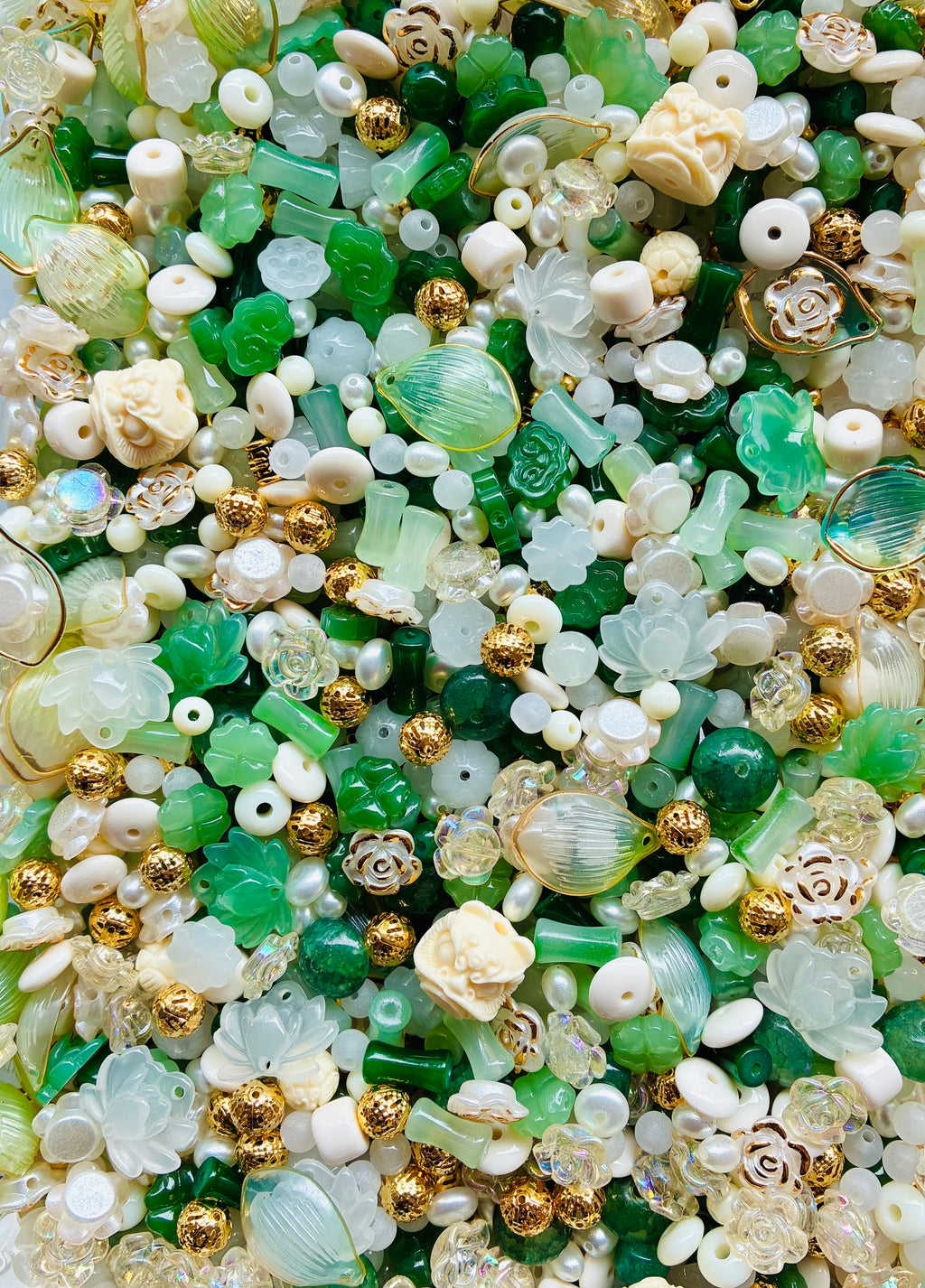 Calming Budda Bamboo and Bodhi Bead Mix