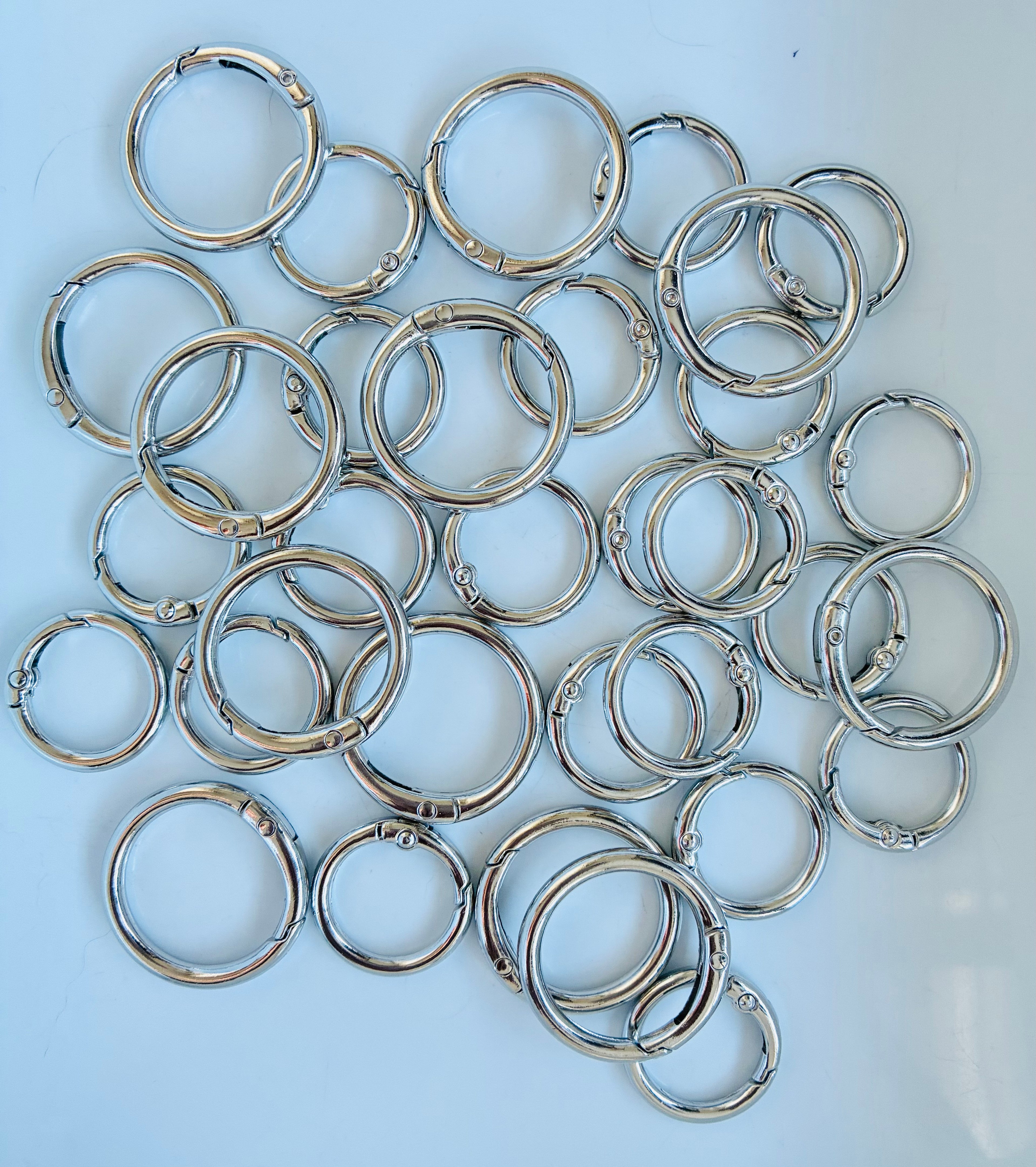 Silver Metal Keychain Clasp