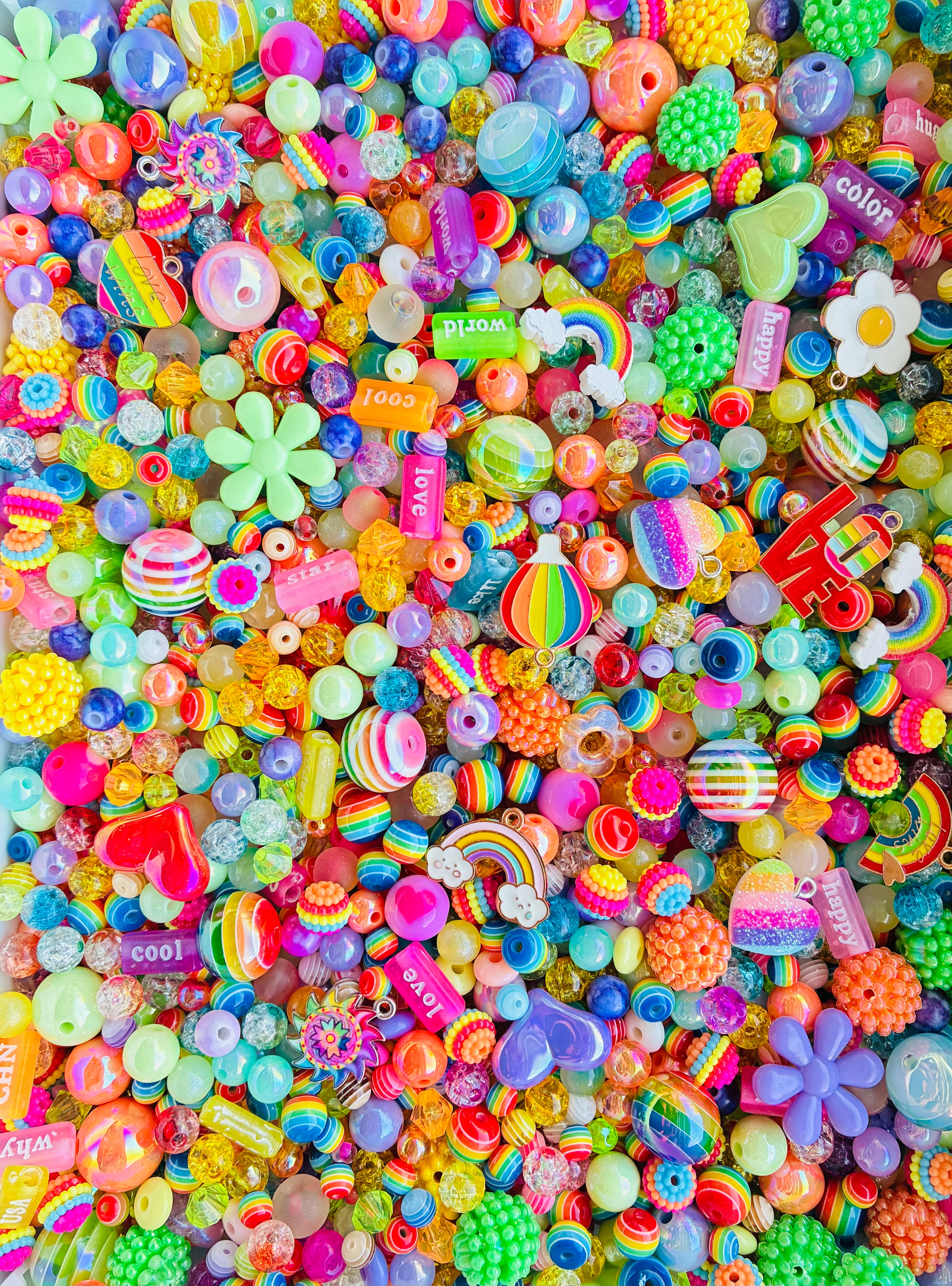 Rainbow Burst Bead Mix