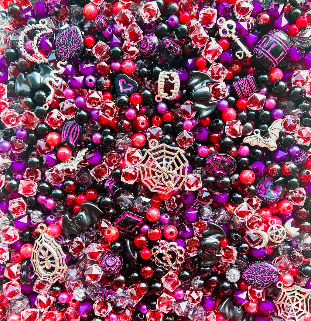 Vampire Bride Halloween Bead Mix
