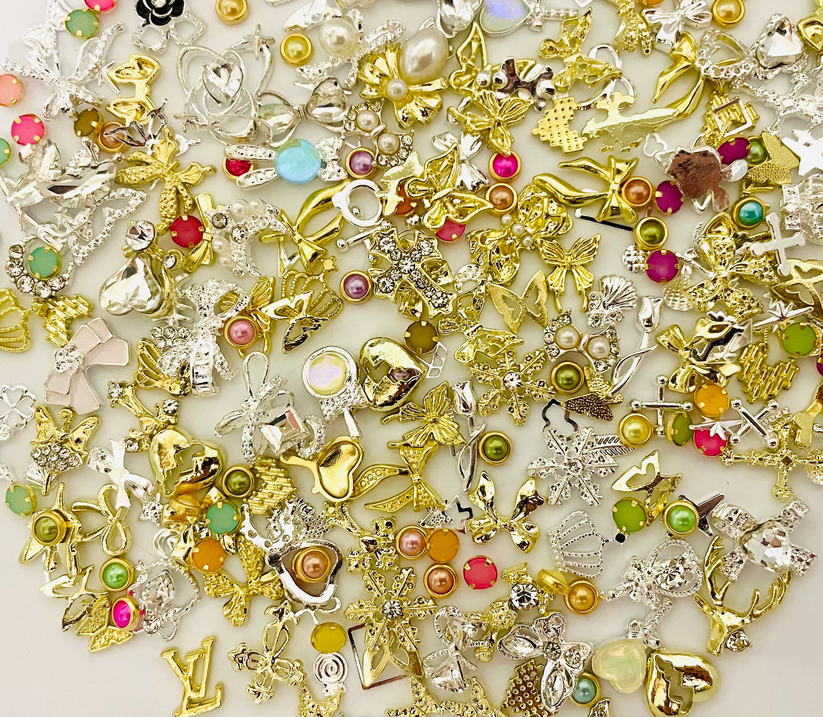 Luxury nail charms