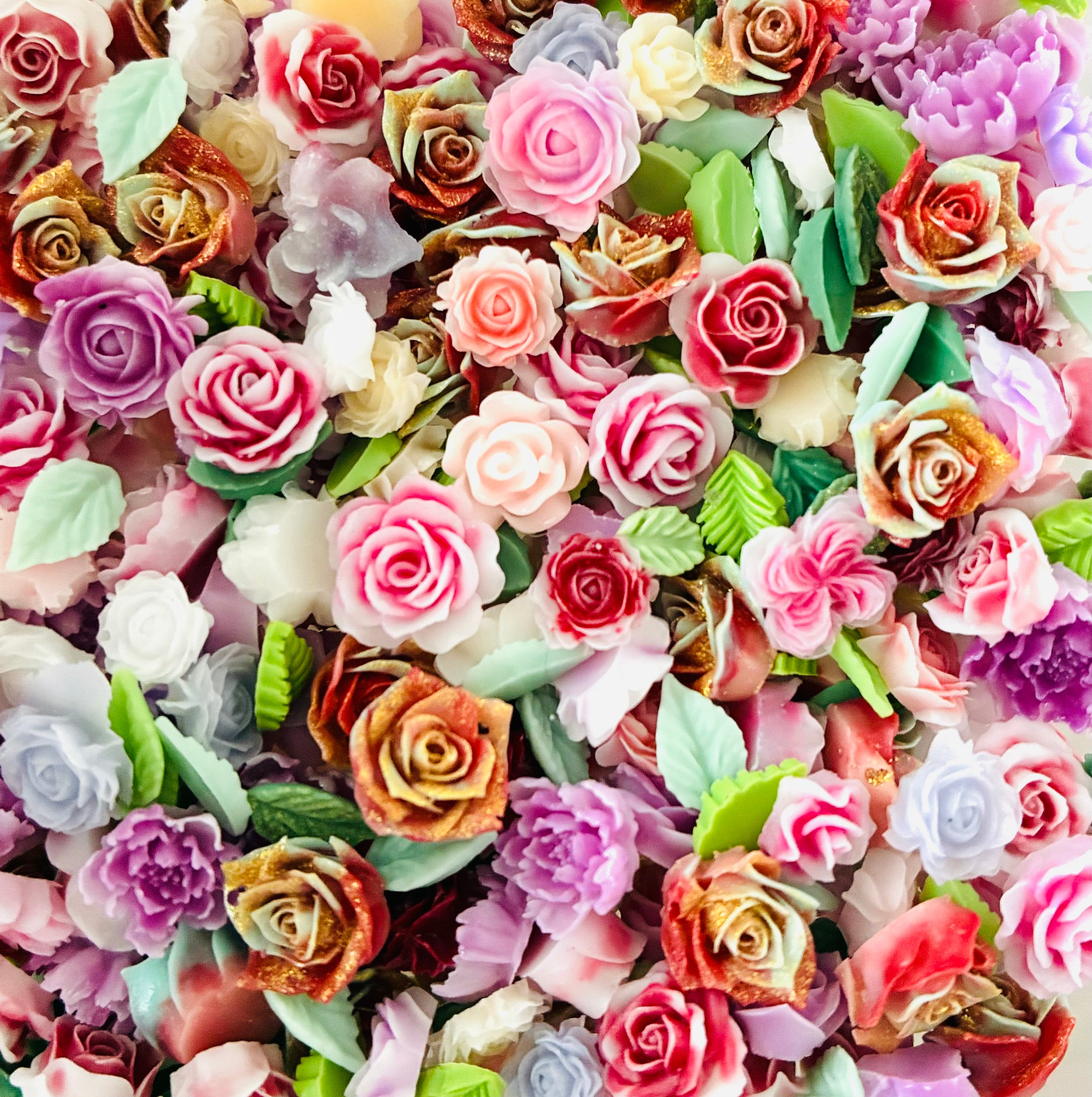 Rose in Bloom nail charm mix