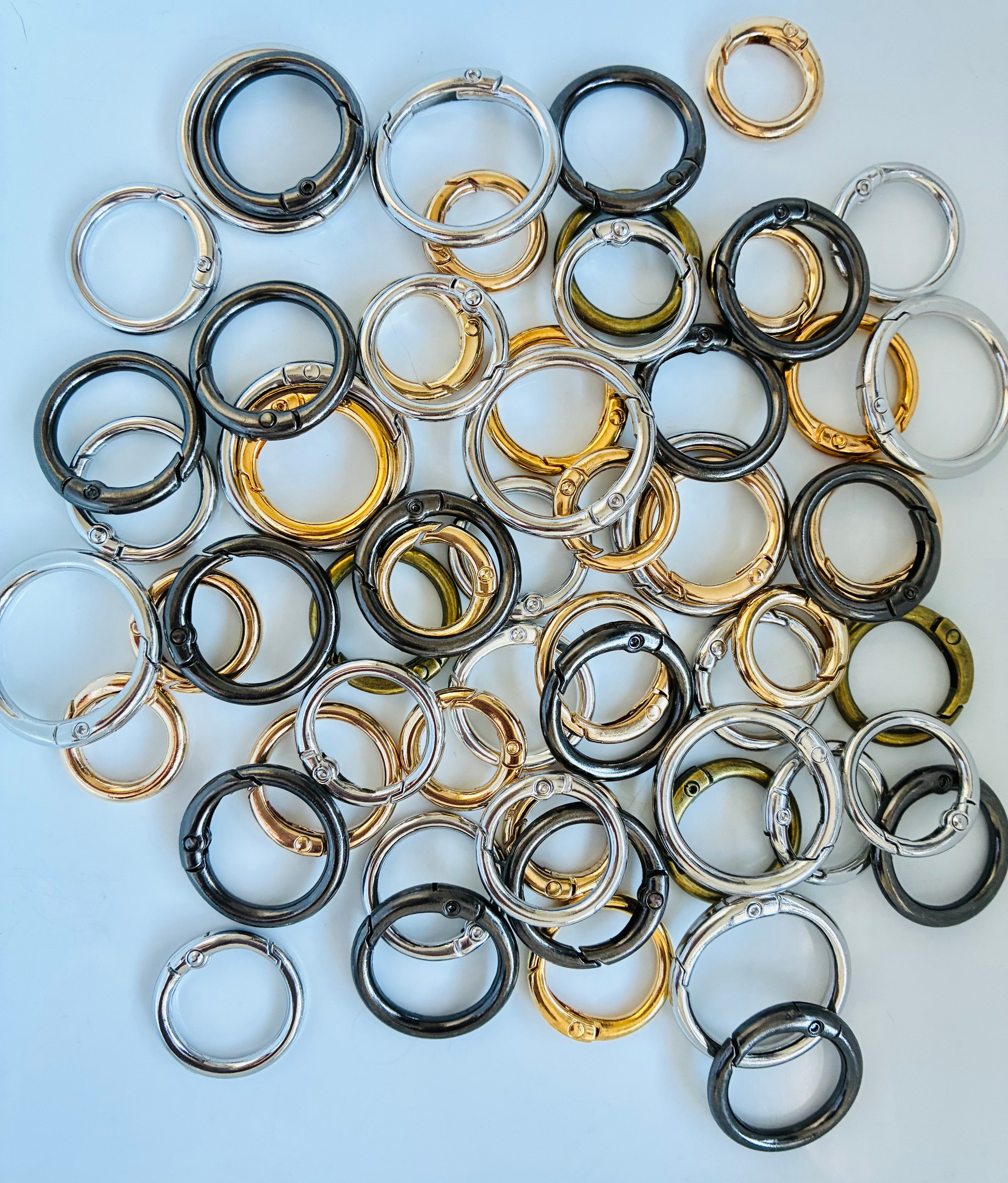 Mixed Metal Keychain Clasp