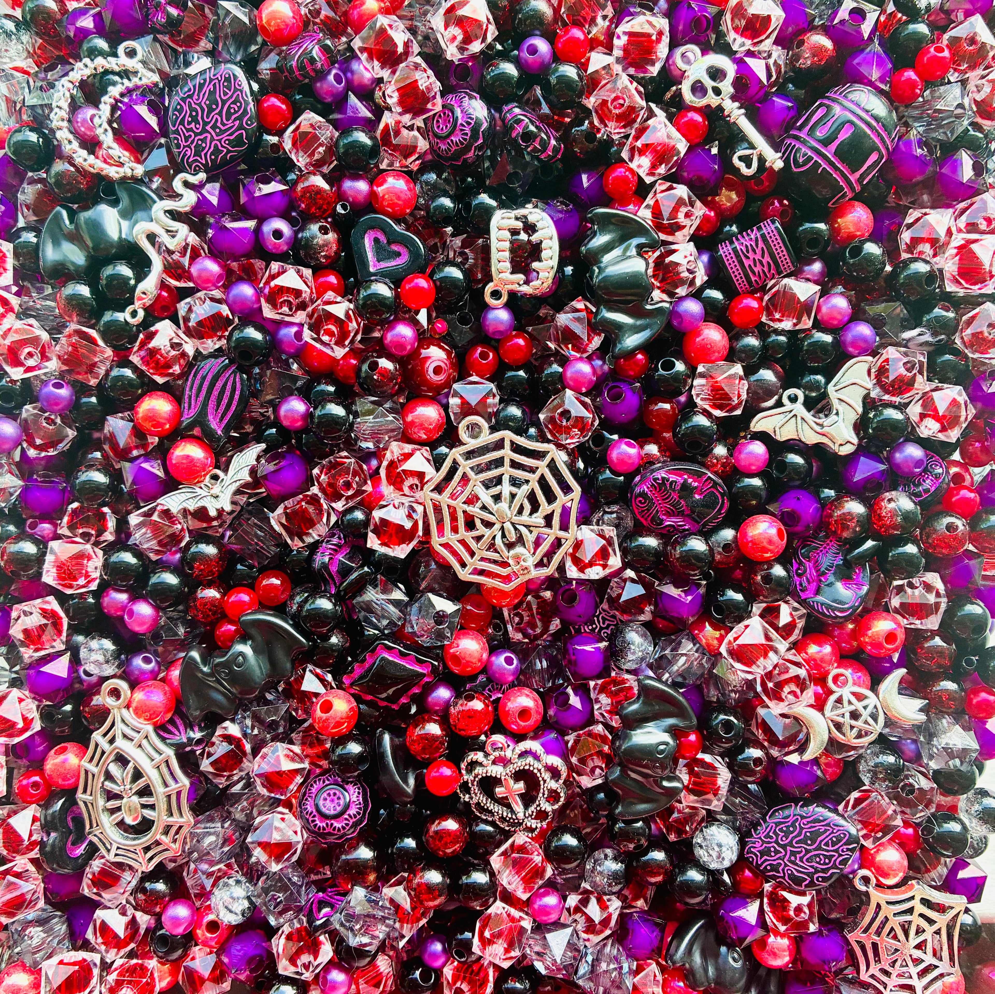 Vampire Bride Halloween Bead Mix