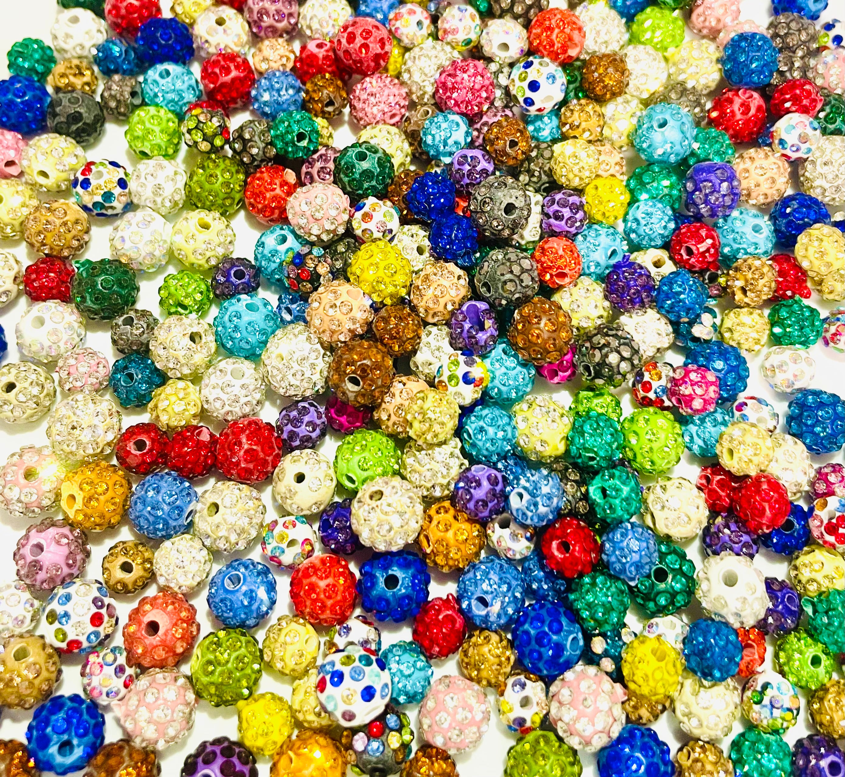 Diamond bead spacers