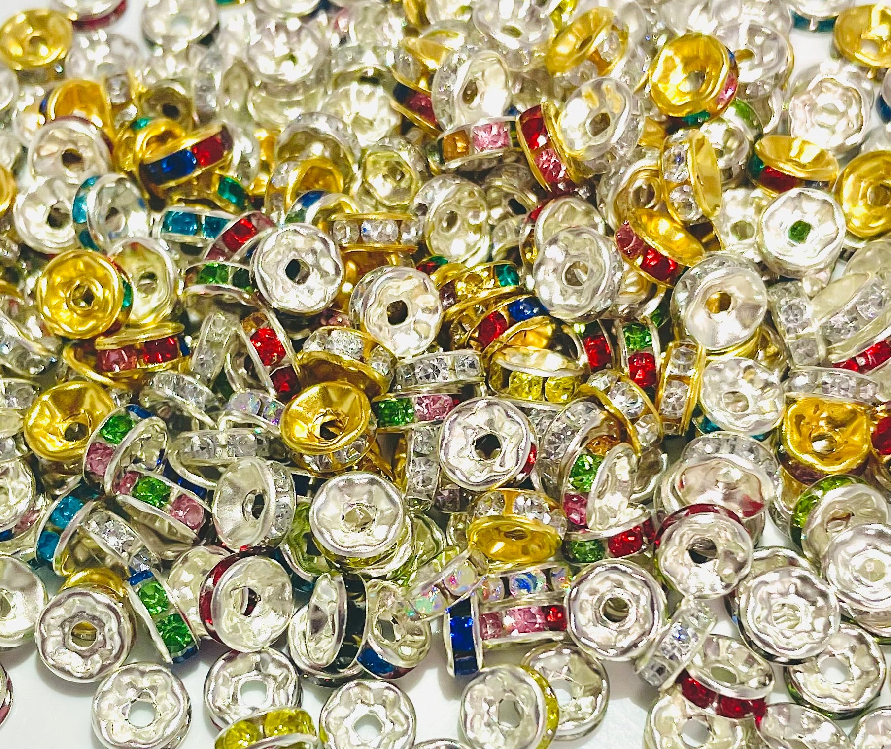 Diamond spacer rings