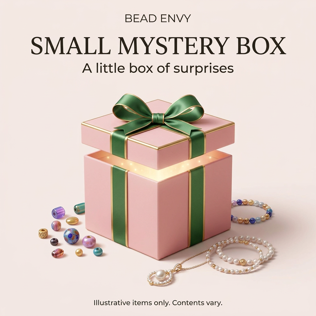 Bead Envy Small Mystery Box in pink and green